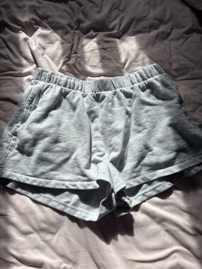 Garage Women’s Light Gray High Waist Lounge Shorts